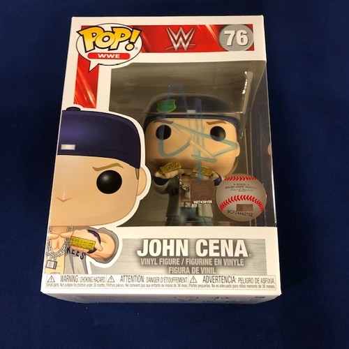 John Cena SIGNED POP! Vinyl Figure.