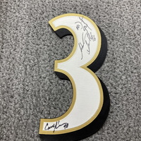 NFL - Ravens Multi Sign Jersey Number Signed By Marquis Douglas, Adalius...