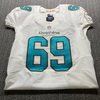 NFL - Dolphins Terry Poole Game Cut Jersey Size 44
