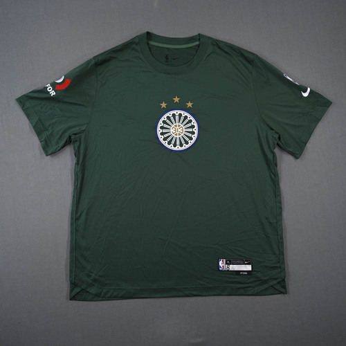Image of Key, Braxton - Detroit Pistons - Game-Issued City Edition Short-Sleeved Shooting Shirt - 2022-23 NBA Season