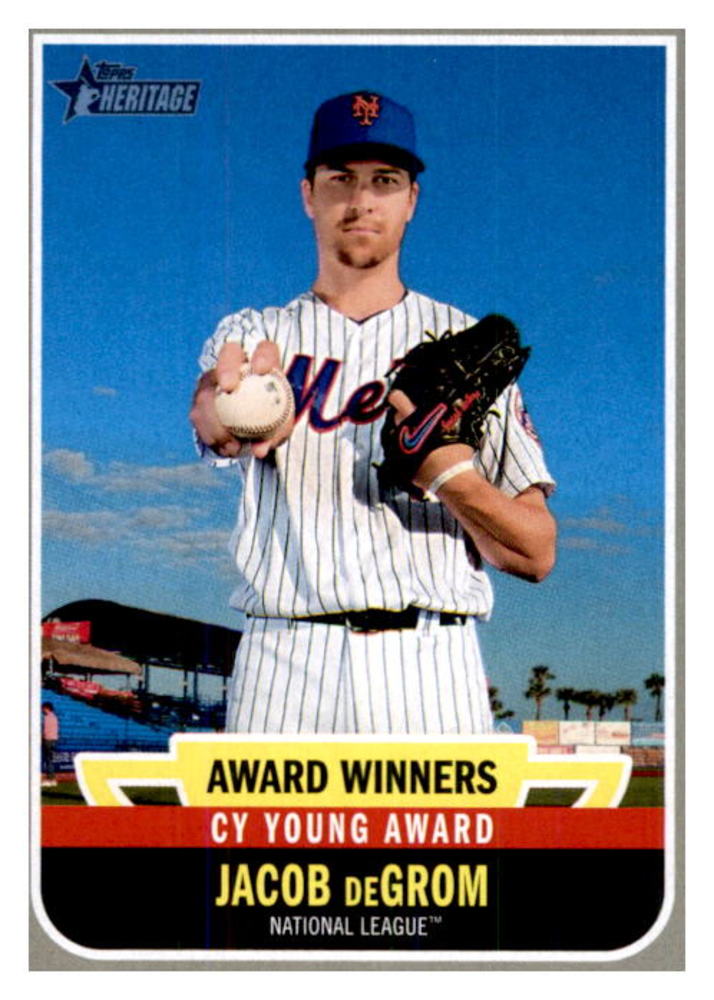 2019 Topps Heritage Award Winners #AW4 Jacob deGrom