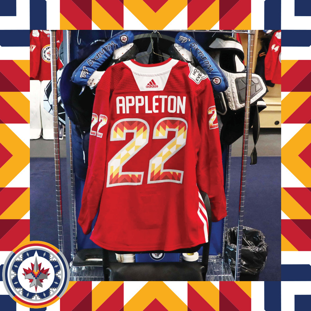 MASON APPLETON Warm Up Worn WASAC Jersey NHL Auctions