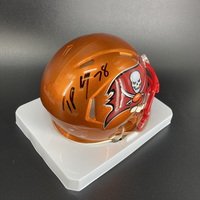 NFL - Buccaneers Tristan Wirfs Signed Flash Mini Helmet