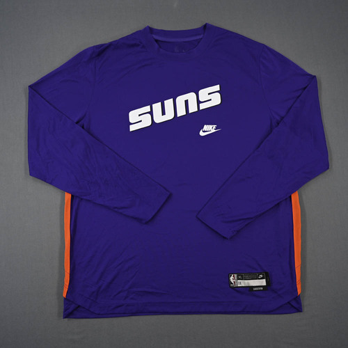 Image of Landale, Jock - Phoenix Suns - Game-Issued Classic Edition Long-Sleeved Shooting Shirt - 2022-23 NBA Season