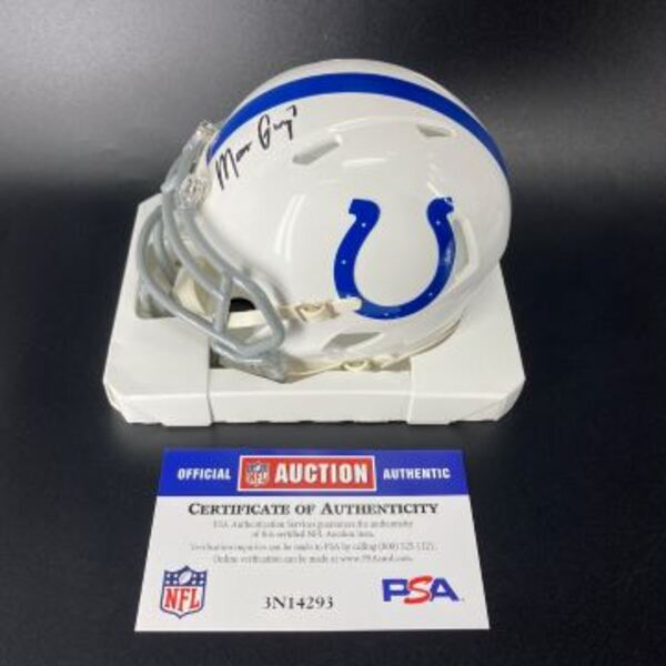Colts - Matt Gay Signed Mini Helmet