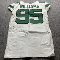 Crucial Catch - Jets Quinnen Williams Game Worn Jersey (10/08/23) Size 4...