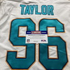 NFL - Dolphins Vincent Taylor Game Cut Jersey Size 46