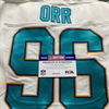 NFL - Dolphins Leon Orr Game Cut Jersey Size 46