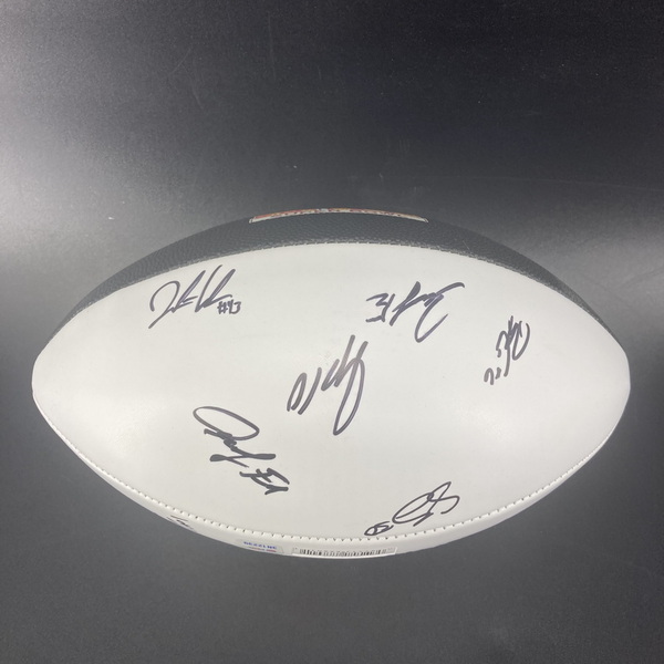 NFL - Chiefs Multi Sign Commemorative Super Bowl LIX Panel Ball Signed B...