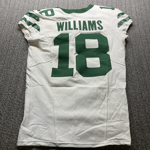 London Games - Jets Mike Williams Game Used Jersey (10/06/24) Size 40 wi...