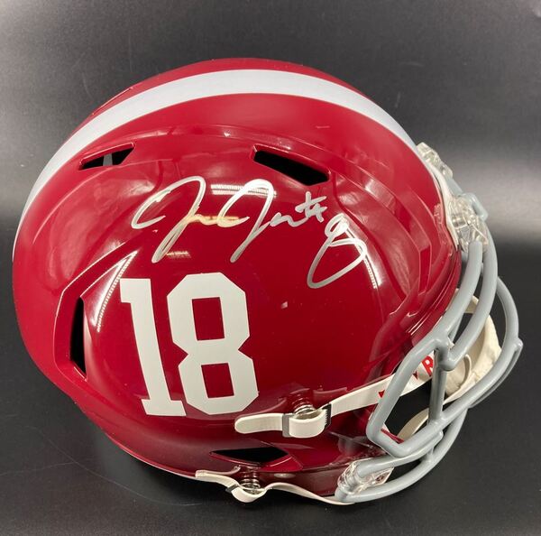 NFL - Alabama Josh Jacobs Signed Replica Helmet