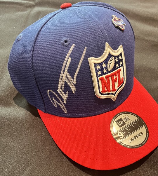 Dillon Thieneman autographed NFL Shield Draft Hat