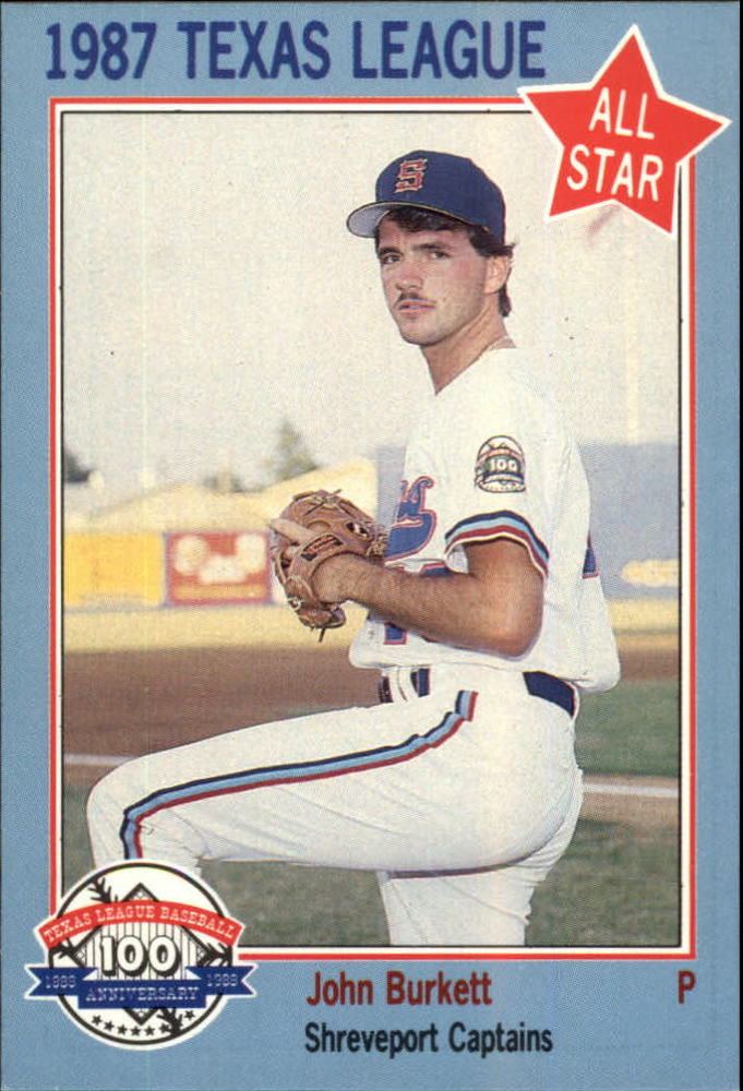 1987 Texas League All-Stars Feder #33 John Burkett