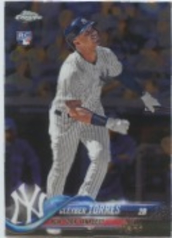 2018 Topps Chrome Update #HMT9 Gleyber Torres Rookie Card
