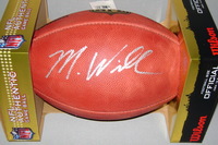 NFL - Jets Mike Williams Signed Authentic Football