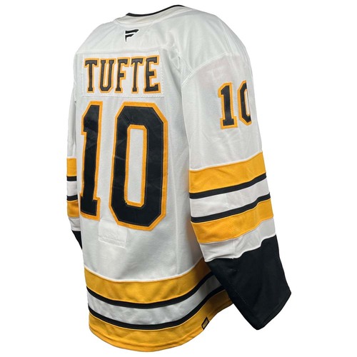 Photo of Game-Used 2025-2026 Season Away Hockey Jersey - Riley Tufte