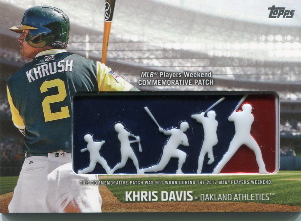 2018 Topps Players Weekend Patches #PWPKD Khris Davis