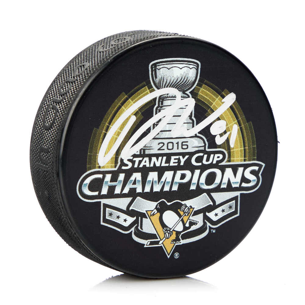 Phil Kessel Signed Pittsburgh Penguins 2016 Stanley Cup Puck