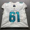 NFL - Dolphins Mark Asper Game Cut Jersey Size 44