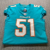 NFL - Dolphins Channing Tindall Game Cut Jersey Size 42