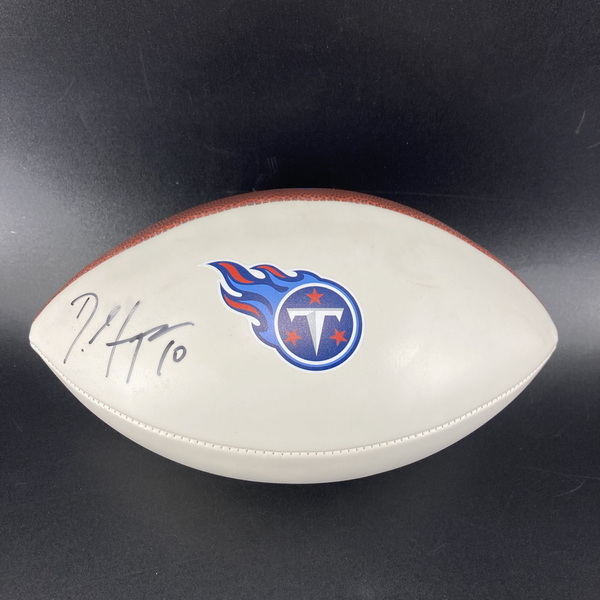 Titans - DeAndre Hopkins Signed Panel Ball With Titans Logo