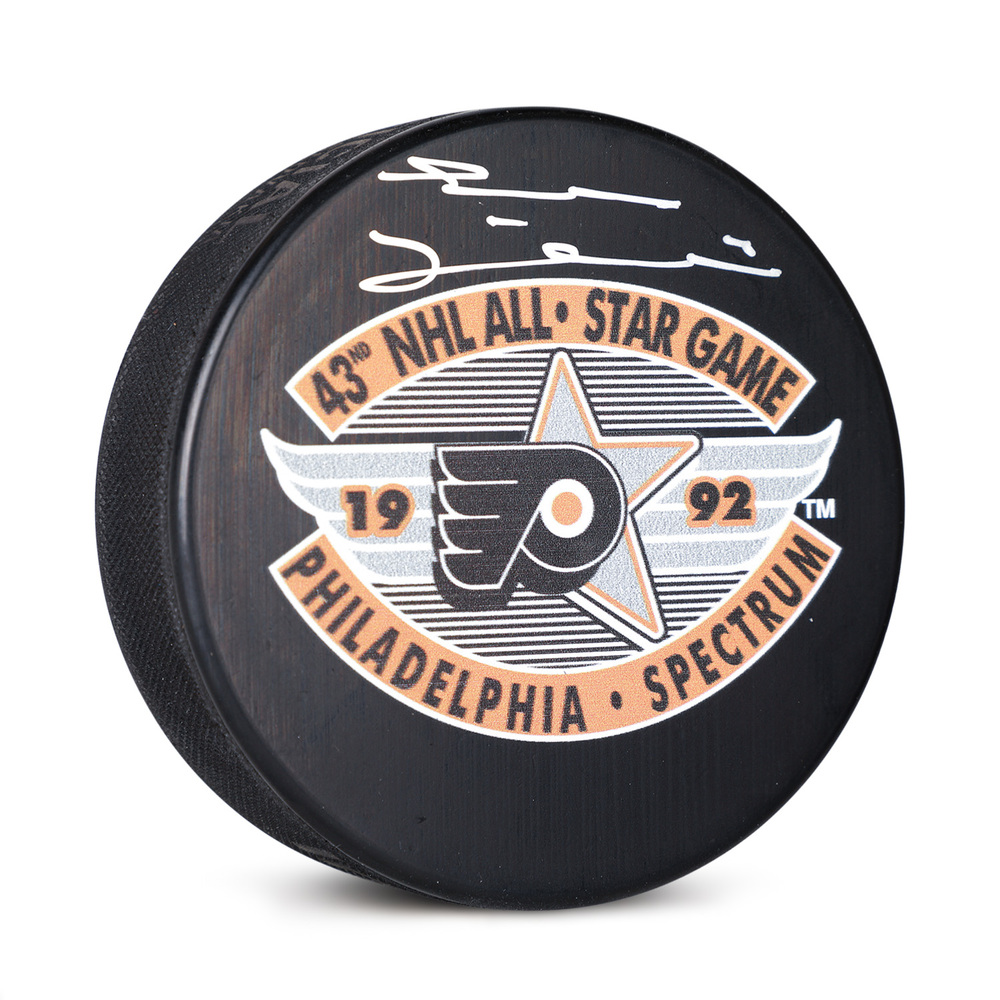 Trevor Linden Autographed 1992 NHL All-Star Game Puck