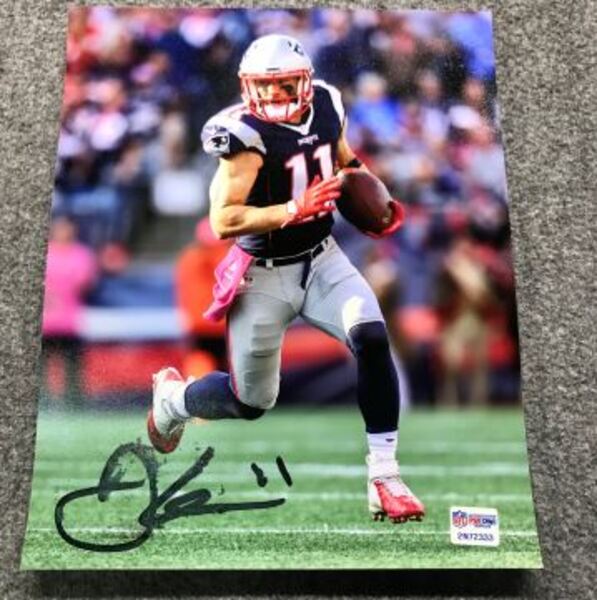 Patriots - Julian Edelman Signed 8x10 Photo