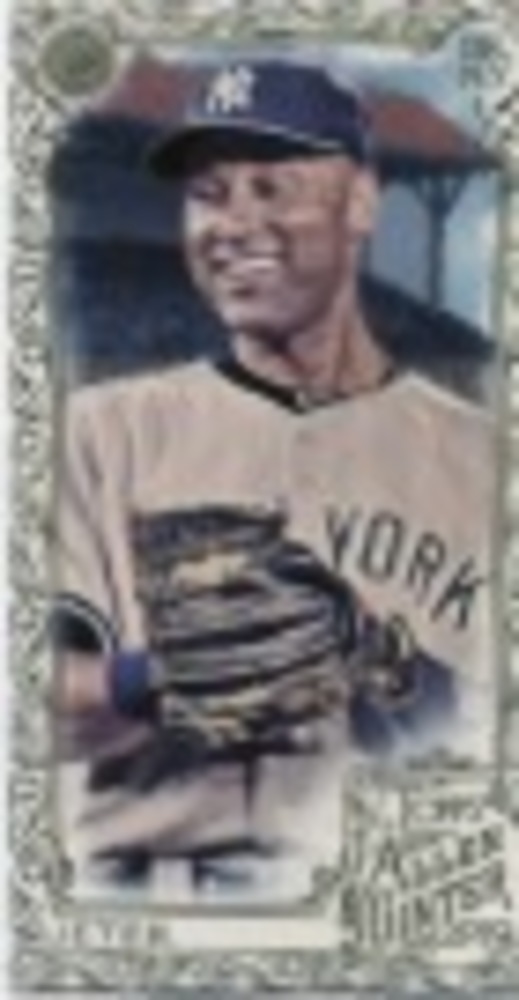 2019 Topps Allen and Ginter Mini Gold Border #134 Derek Jeter