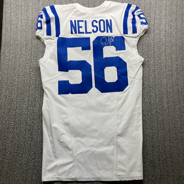 STS - Colts Quenton Nelson Signed Game Issued Jersey 2024 Season Size 46...