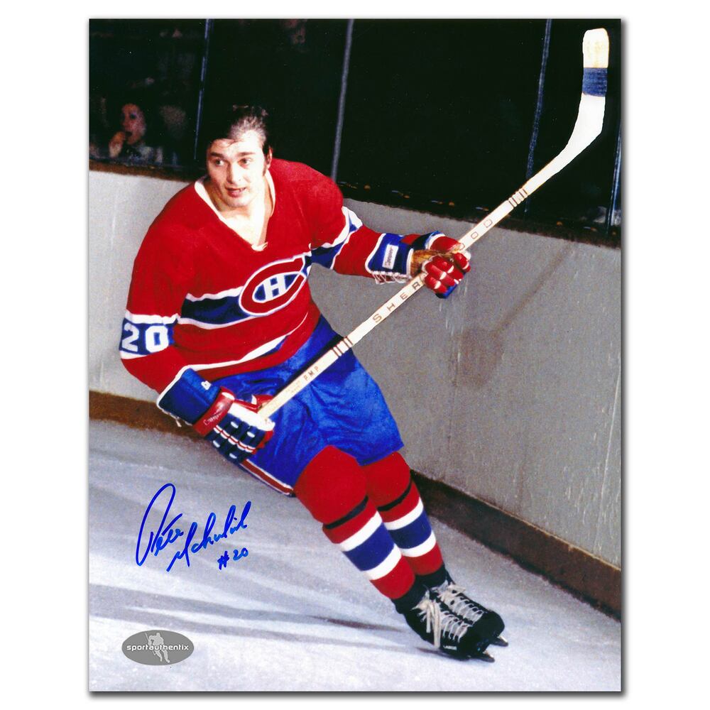 Pete Mahovlich Montreal Canadiens Rush Autographed 8x10