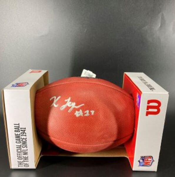 NFL - Panthers Xavier Legette Signed Authentic Football