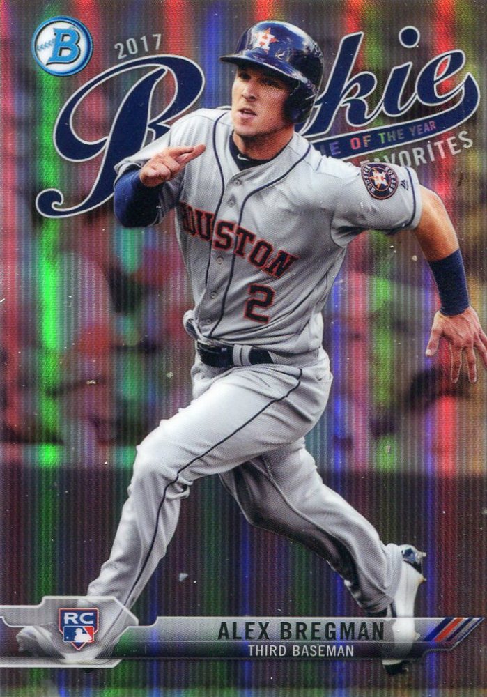 2017 Bowman Chrome Rookie of the Year Favorites Refractors #ROYF3 Alex Bregman