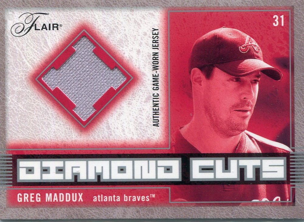 2003 Flair Diamond Cuts Jersey Greg Maddux Jersey