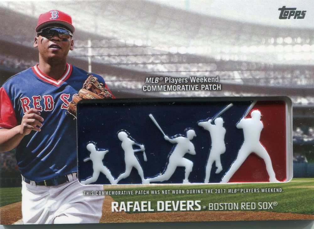 2018 Topps Players Weekend Patches #PWPRD Rafael Devers