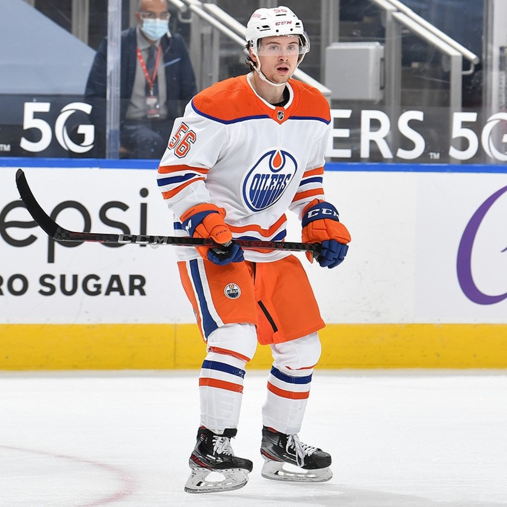 Kailer Yamamoto 56 202021 Edmonton Oilers vs. Toronto Maple Leafs