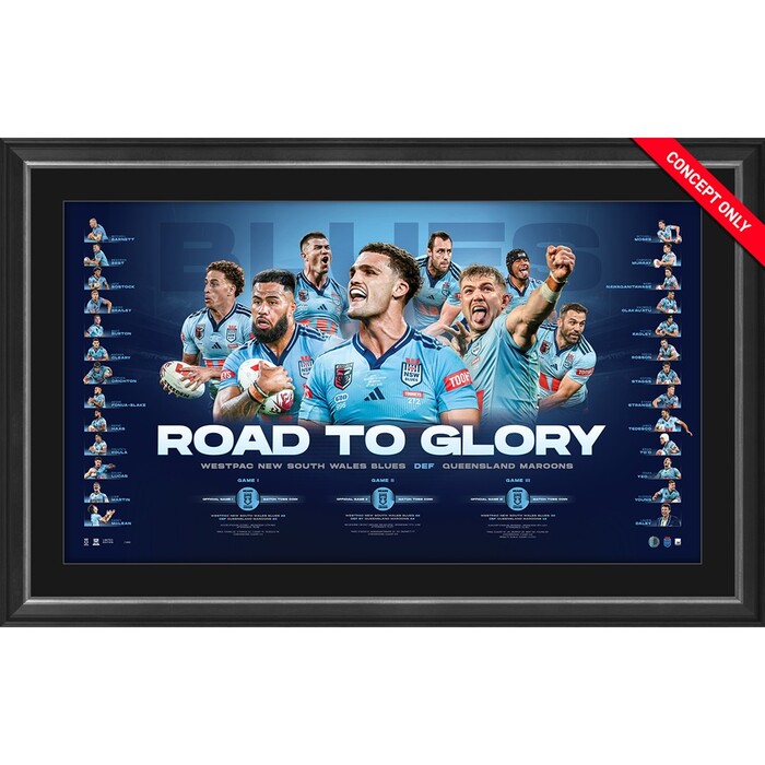 Photo of Westpac NSW Blues 2026 State of Origin Road to Glory Coin Display