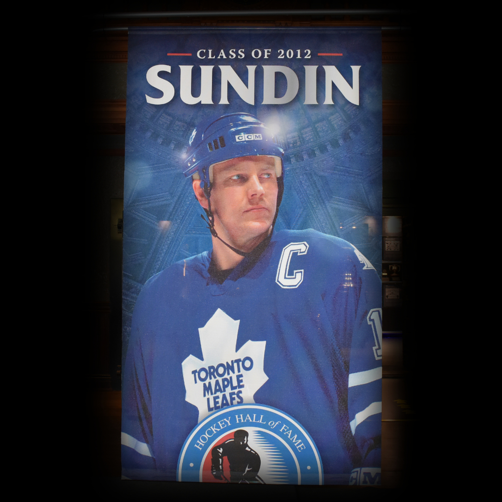 Mats Sundin Hockey Hall of Fame Class of 2012 Banner (5ft x 9ft