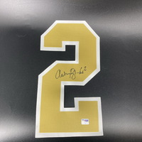 NFL - Saints Aaron Brooks Signed Jersey Number