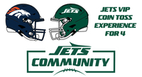 NY Jets - VIP Coin Toss/Player Intro Experience for 4 vs. Denver Broncos...