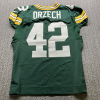 Sao Paulo Game - Packers Matt Orzech Game Worn Jersey 9.6.24 Size 46 wit...