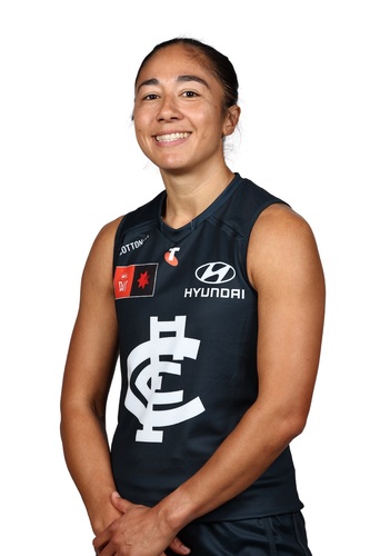 Photo of 2025 AFLW Round 10 Home Pride Guernsey - Darcy Vescio