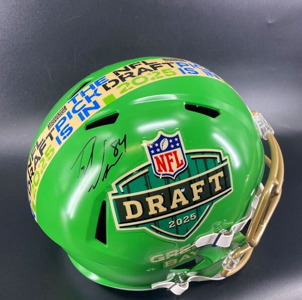 NFL - Colts Tyler Warren Signed NFL Draft Replica Speed Helmet