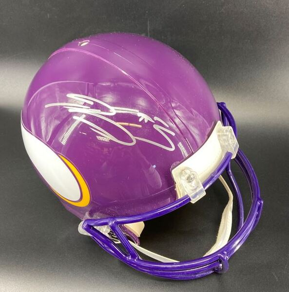 NFL - Vikings Jordan Addison Signed Authentic Proline Helmet