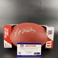 NFL - Lions Jameson Williams Signed Authentic Football