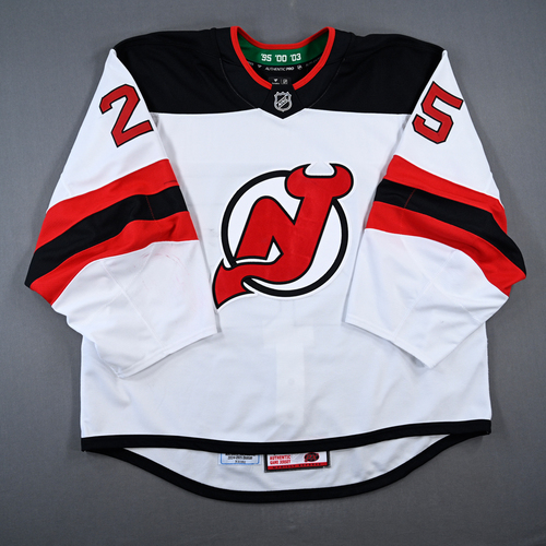 Image of Markstrom, Jacob<br>White Set 2<br>New Jersey Devils<br>2024-25<br>#25