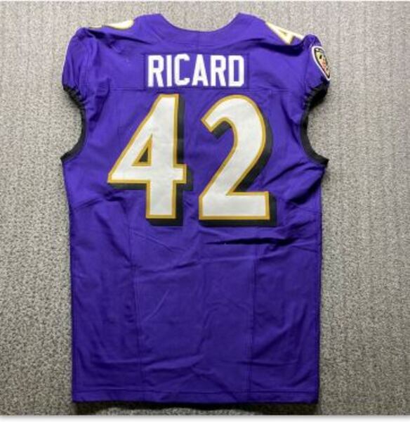 Crucial Catch - Ravens Patrick Ricard Game Worn Jersey (9/22/24) Size 44