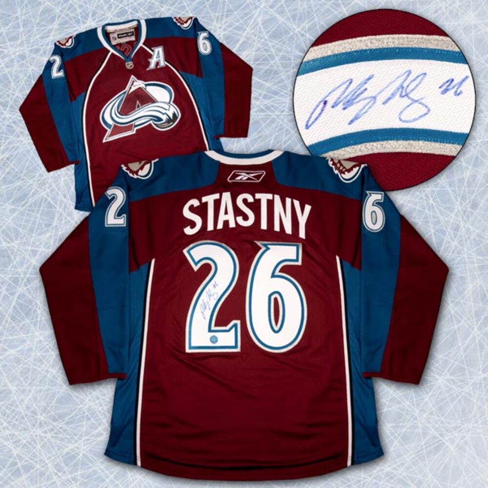 Paul Stastny Autographed Colorado Avalanche Vintage Reebok Jersey