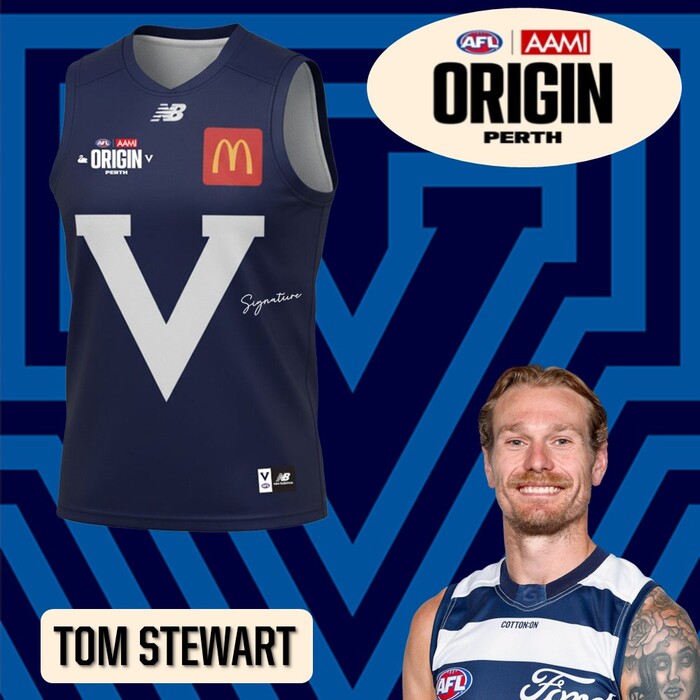 Photo of Tom Stewart 2026 VIC AFL Origin Guernsey