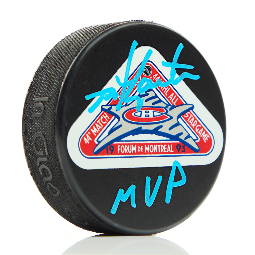 Mike Gartner Signed 1993 NHL All-Star Game Puck with MVP note