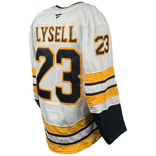 Photo of Game-Used 2025-2026 Preseason Away Hockey Jersey - Fabian Lysell